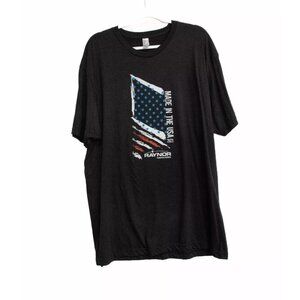 Tri-Blend Mens Black T-Shirt Made In The USA 2021 Raynor Garage Doors 2XL